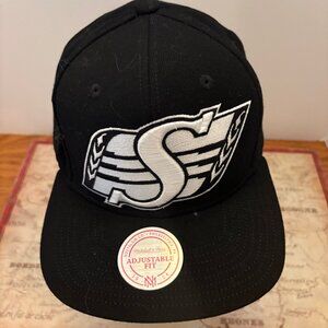 Saskatchewan Roughriders Snapback Cap - Size Adjustable, Like New!
